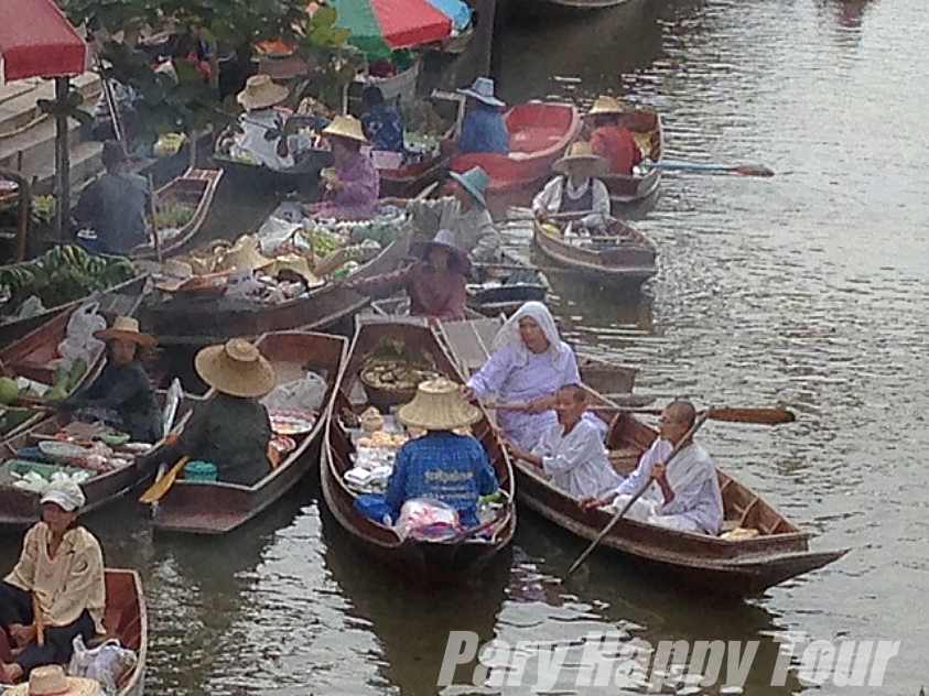 Floating Market & Bridge over the River Kwai