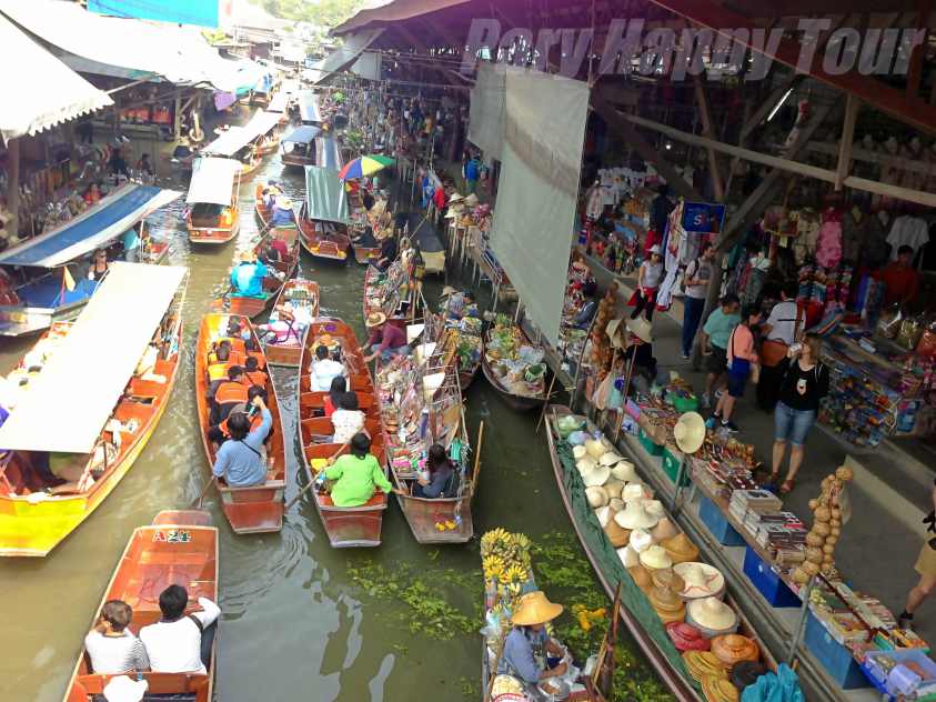 Damneon Saduak Floating Market (Half Day)