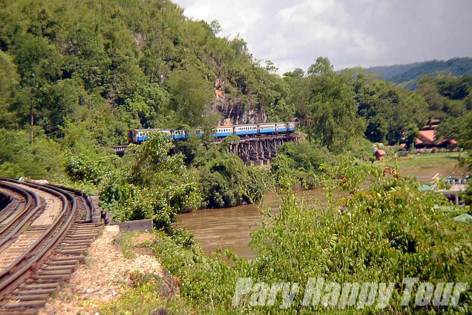 Floating Market & Bridge over the River Kwai