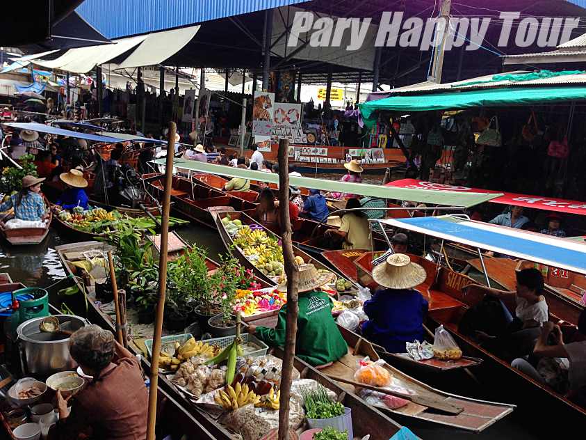 Floating  Market & Ayutthaya Floating  Market & Ayutthaya